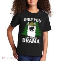 Only You Can Prevent Drama Funny LLama Kids T-Shirt thumb 2