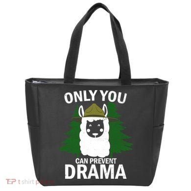 Only You Can Prevent Drama Funny LLama Tote Bag