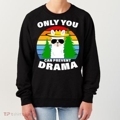 Only You Can Prevent Drama Llama Women's Sweatshirt