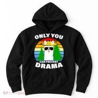 Only You Can Prevent Drama Llama Hoodie thumb 0