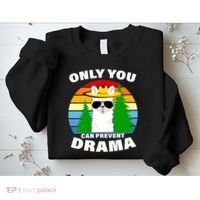 Only You Can Prevent Drama Llama Sweatshirt thumb 2