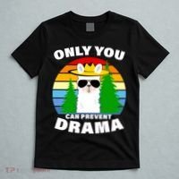 Only You Can Prevent Drama Llama T-Shirt thumb 5