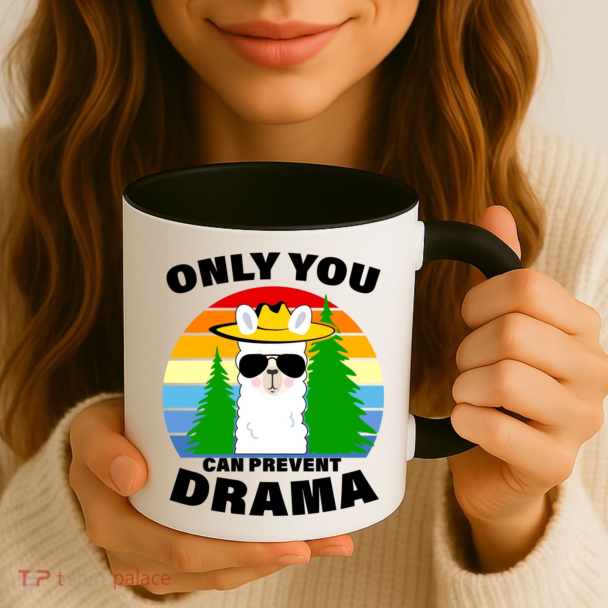 Only You Can Prevent Drama Llama Coffee Mug