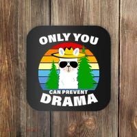 Only You Can Prevent Drama Llama Coaster thumb 0
