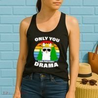 Only You Can Prevent Drama Llama Women's Tank Top thumb 2