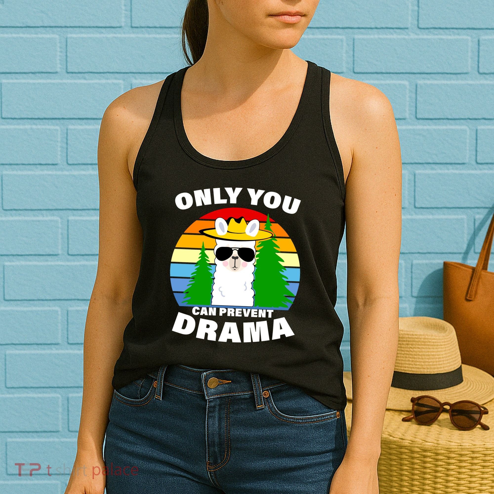 Only You Can Prevent Drama Llama Women's Tank Top