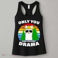 Only You Can Prevent Drama Llama Women's Tank Top thumb 3