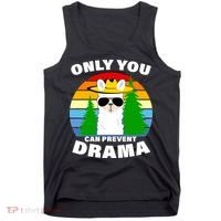 Only You Can Prevent Drama Llama Tank Top thumb 0