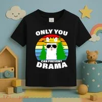 Only You Can Prevent Drama Llama Toddler T-Shirt thumb 3