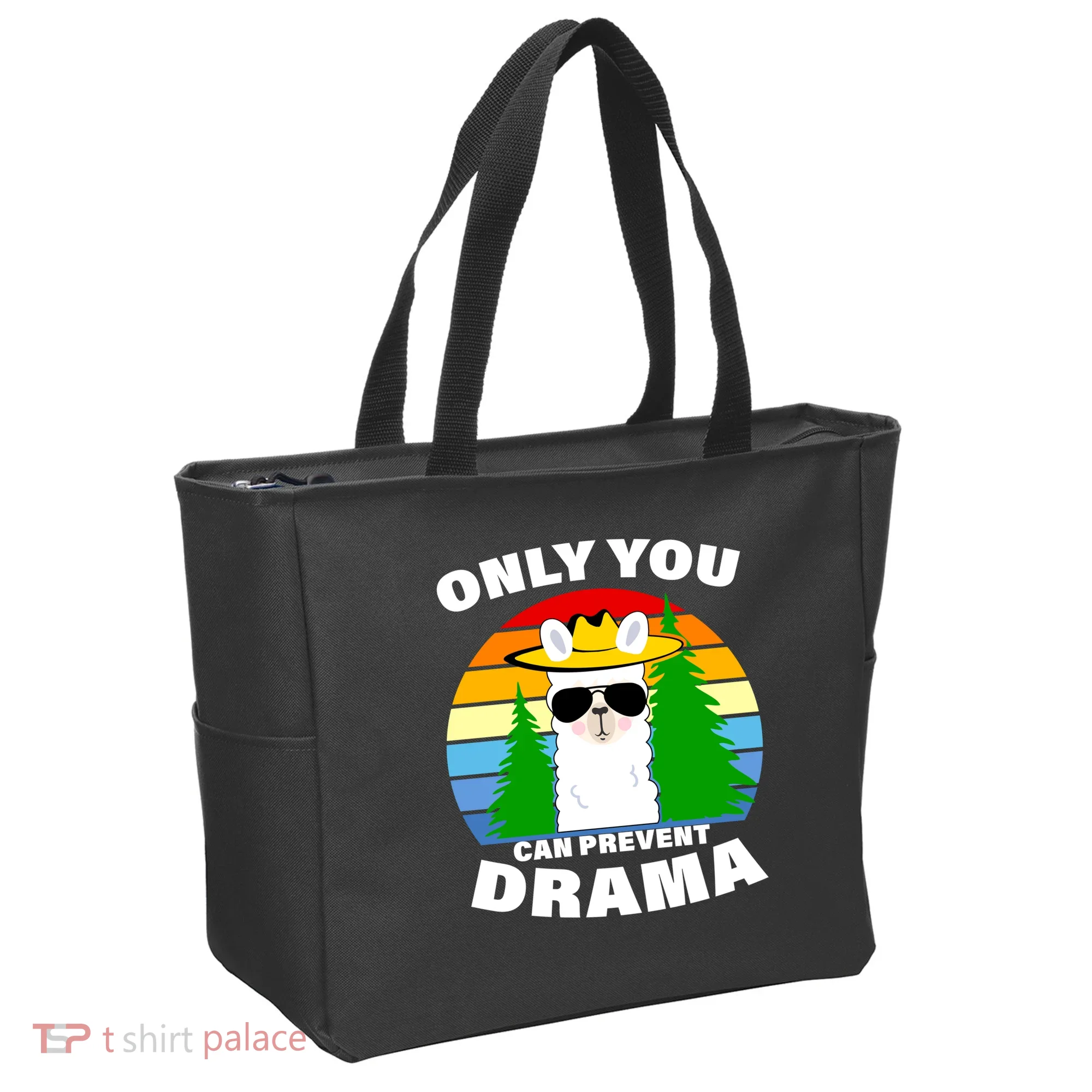 Only You Can Prevent Drama Llama Tote Bag