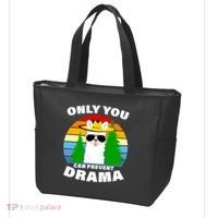 Only You Can Prevent Drama Llama Tote Bag thumb 3