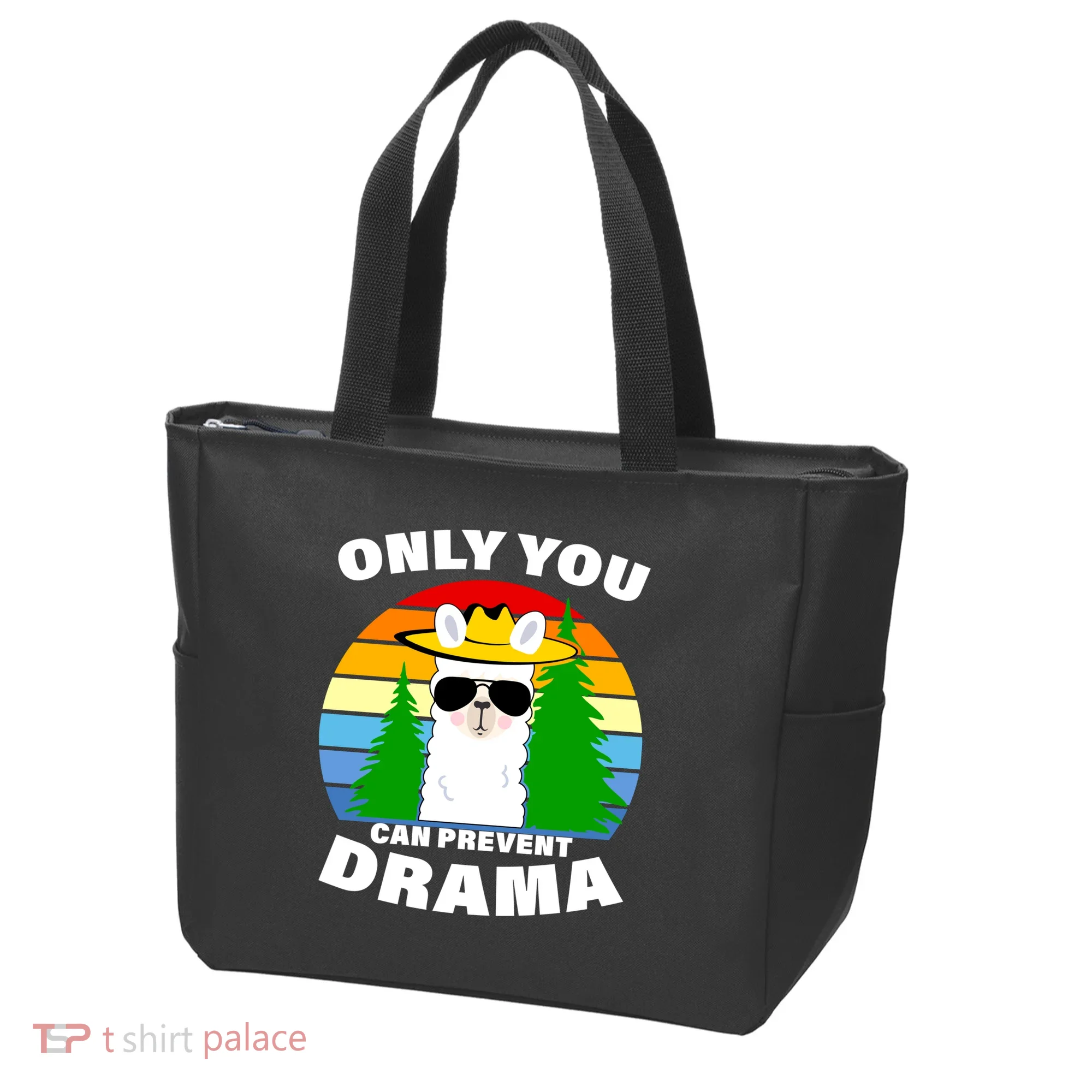 Only You Can Prevent Drama Llama Tote Bag