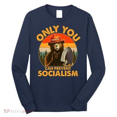 Only You Can Prevent Socialism Vintage Long Sleeve Shirt