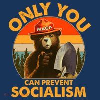 Only You Can Prevent Socialism Vintage T-Shirt thumb 7
