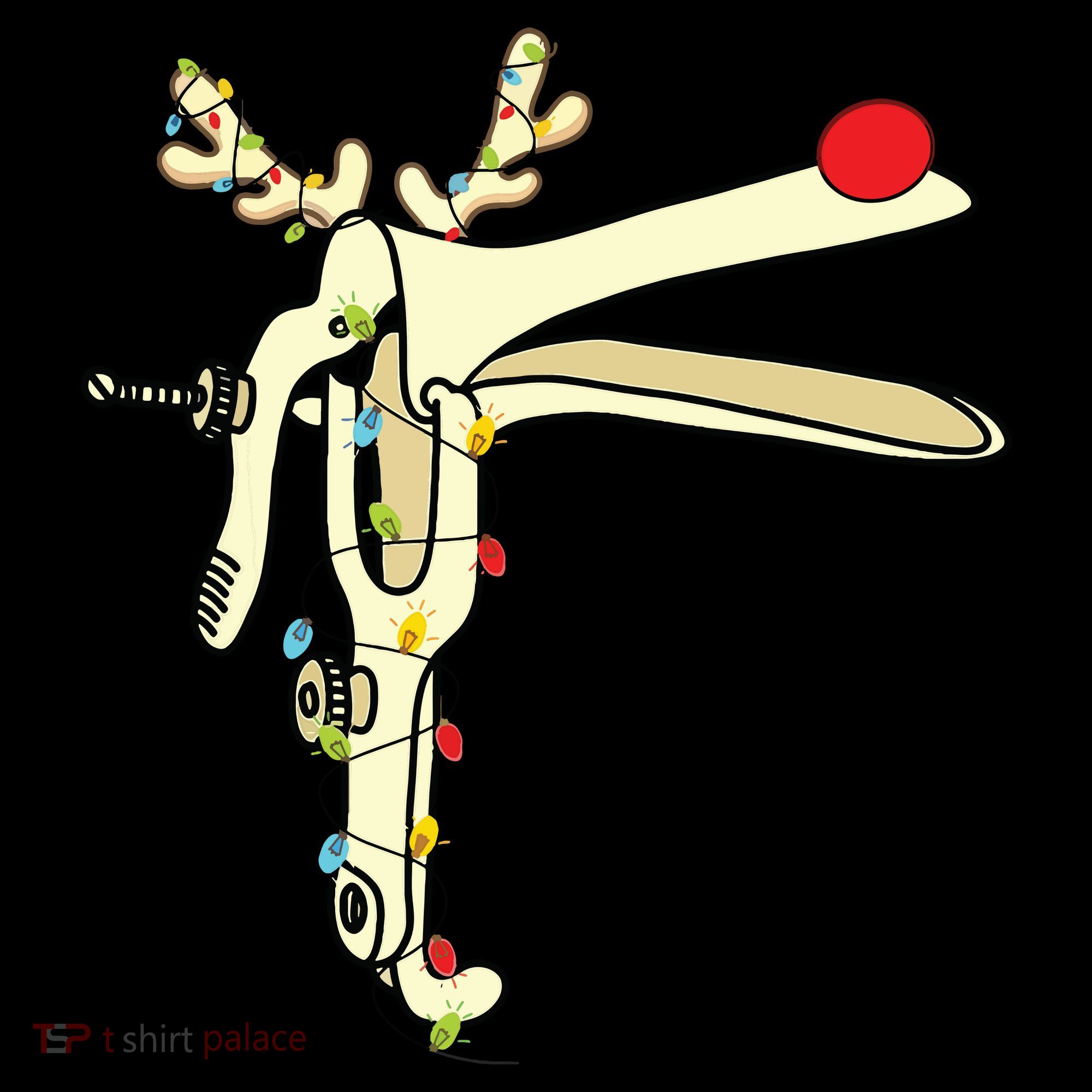 Obgyn Nurse Merry Christmas Reindeer Speculum Xmas Lights Coffee Mug
