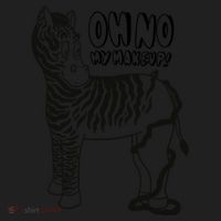 Oh No My Makeup Funny Zebra Women's Sweatshirt thumb 2