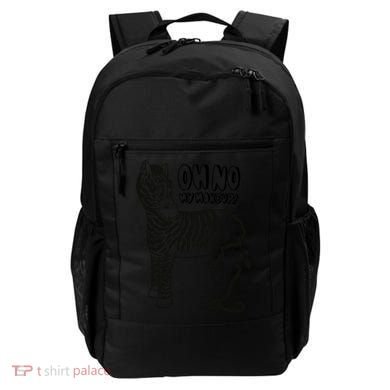 Oh No My Makeup Funny Zebra Backpack