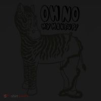 Oh No My Makeup Funny Zebra Backpack thumb 2