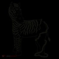 Oh No My Makeup Funny Zebra Toddler Hoodie thumb 2