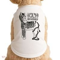Oh No My Makeup Funny Zebra Doggie Tank thumb 0