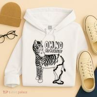 Oh No My Makeup Funny Zebra Hoodie thumb 4