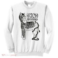 Oh No My Makeup Funny Zebra Sweatshirt thumb 0