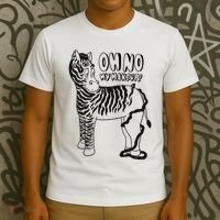 Oh No My Makeup Funny Zebra T-Shirt thumb 3
