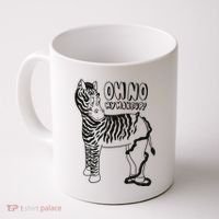 Oh No My Makeup Funny Zebra Coffee Mug thumb 0