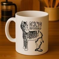 Oh No My Makeup Funny Zebra Coffee Mug thumb 4