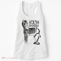 Oh No My Makeup Funny Zebra Women's Tank Top thumb 0
