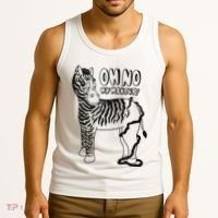 Oh No My Makeup Funny Zebra Tank Top thumb 3