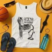 Oh No My Makeup Funny Zebra Tank Top thumb 4