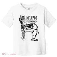 Oh No My Makeup Funny Zebra Toddler T-Shirt thumb 0