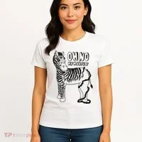 Oh No My Makeup Funny Zebra Women's T-Shirt thumb 4