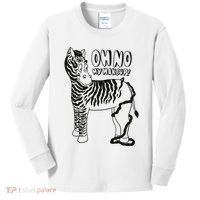Oh No My Makeup Funny Zebra Kids Long Sleeve Shirt thumb 0