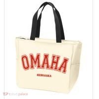Omaha Nebraska NE Red Letter Graphic On Omaha Tote Bag thumb 3