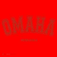 Omaha Nebraska NE Red Letter Graphic On Omaha Santa Hat thumb 1