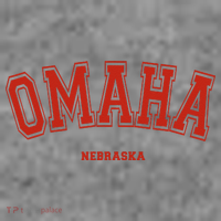 Omaha Nebraska NE Red Letter Graphic On Omaha Toddler Hoodie thumb 2