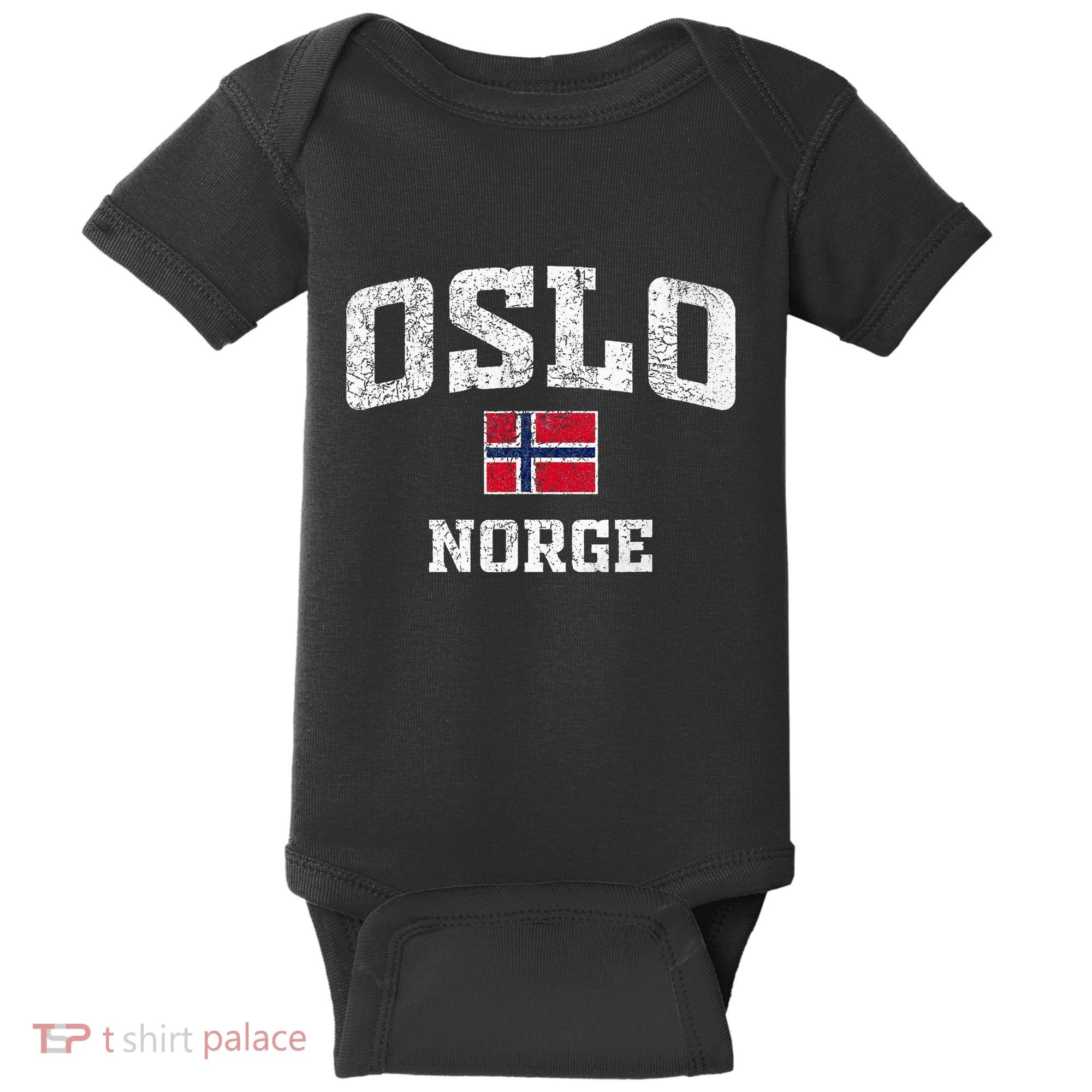 Oslo Norge Norway Baby Bodysuit