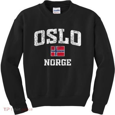 Oslo Norge Norway Kids Sweatshirt