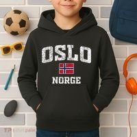 Oslo Norge Norway Kids Hoodie thumb 2