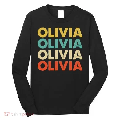 Olivia Name Long Sleeve Shirt