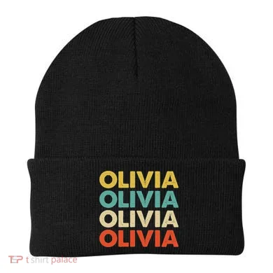 Olivia Name Beanie