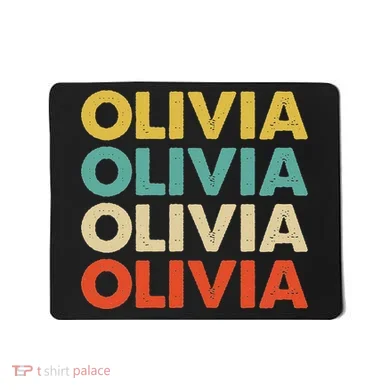 Olivia Name Mousepad