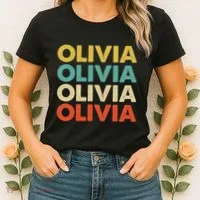 Olivia Name Women's T-Shirt thumb 2