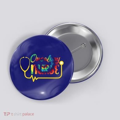 Oncology Nurse Oncologist Nurse Nursing School Gift Button