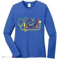 Oncology Nurse Oncologist Nurse Nursing School Gift Women's Long Sleeve Shirt thumb 0