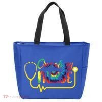 Oncology Nurse Oncologist Nurse Nursing School Gift Tote Bag thumb 0