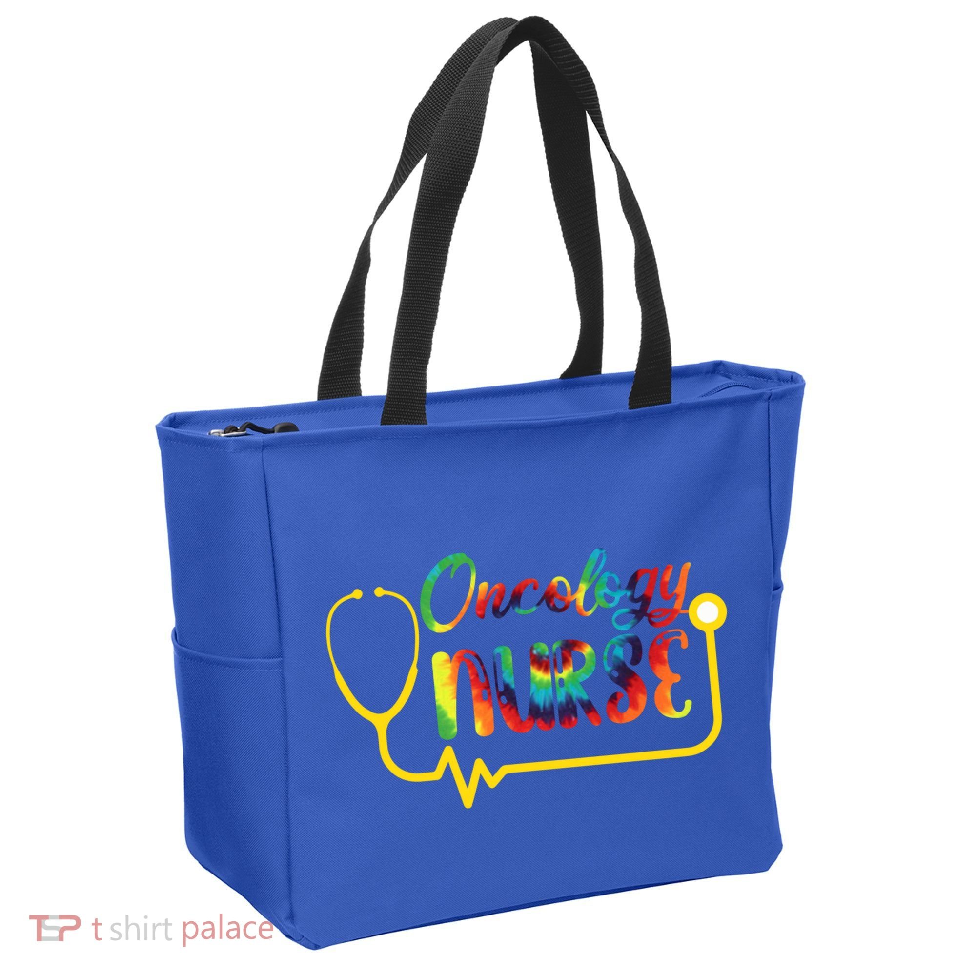 Oncology Nurse Oncologist Nurse Nursing School Gift Tote Bag