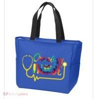 Oncology Nurse Oncologist Nurse Nursing School Gift Tote Bag thumb 3